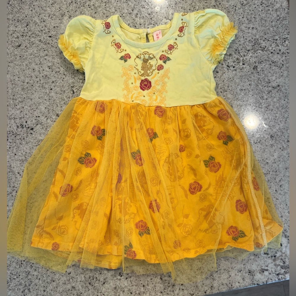 Baby toddler girl Belle Beauty and the Beast Dress 18-24 months